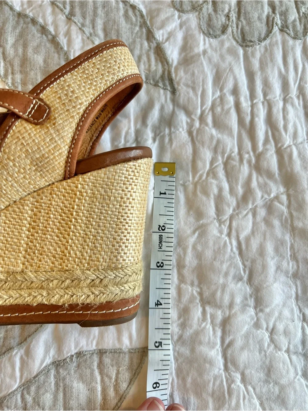 Clarks Indigo Amelia Air Wedge Sandals Women’s 9 Brown Leather Espadrille Boho
